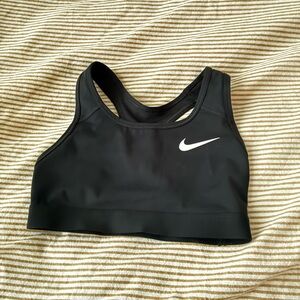 Nike Women's Black and White Sports Bra